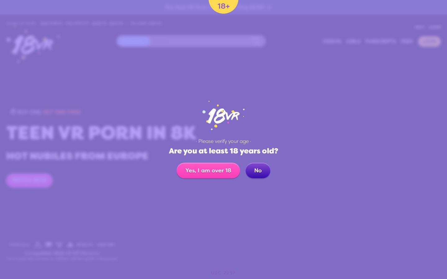 18VR — PC homepage preview
