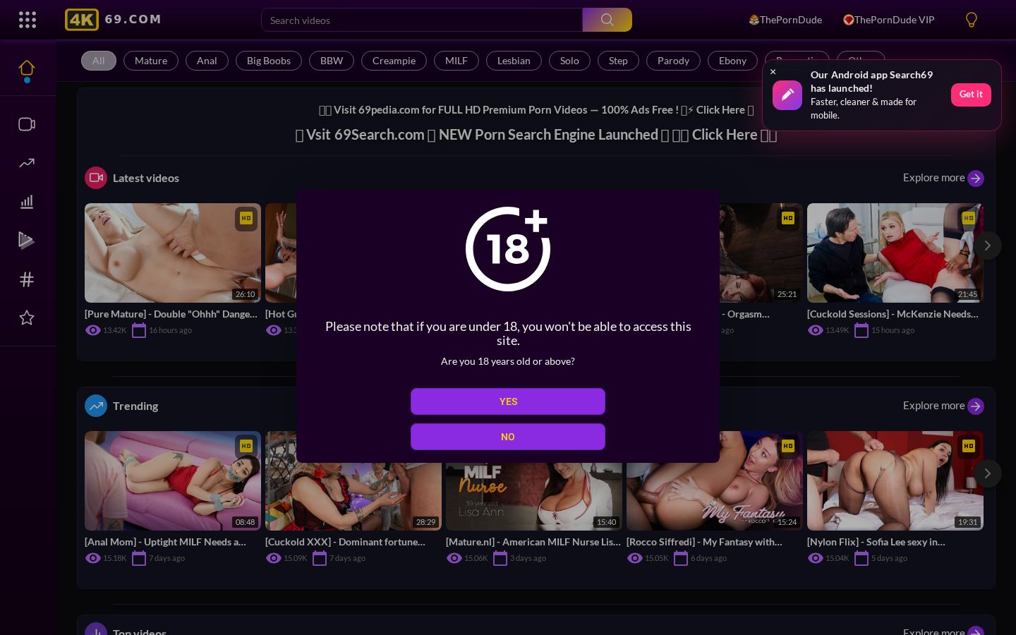 4K69 — PC homepage preview