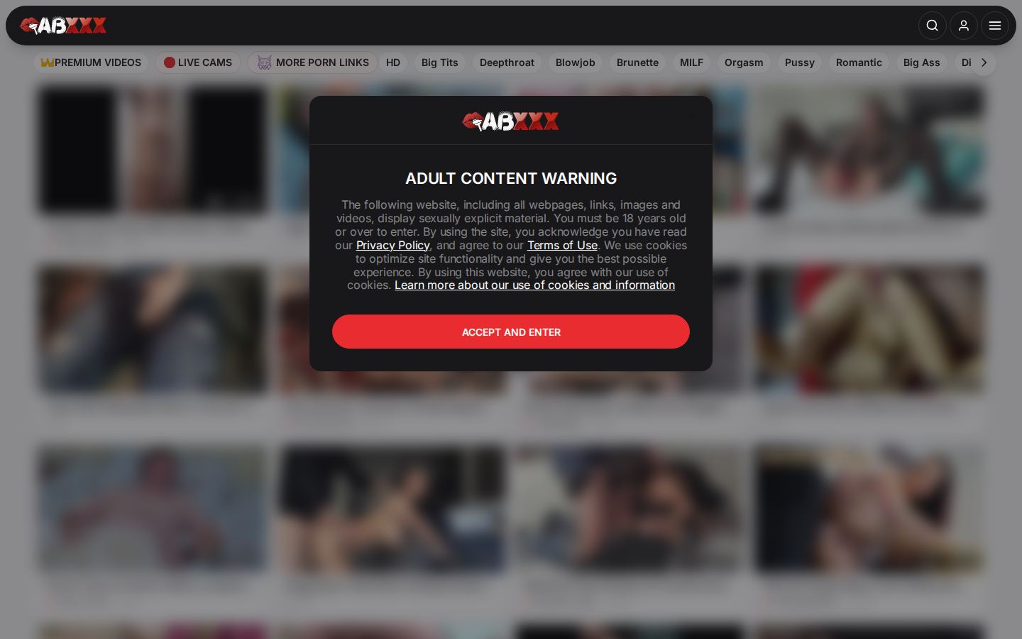 ABXXX — PC homepage preview