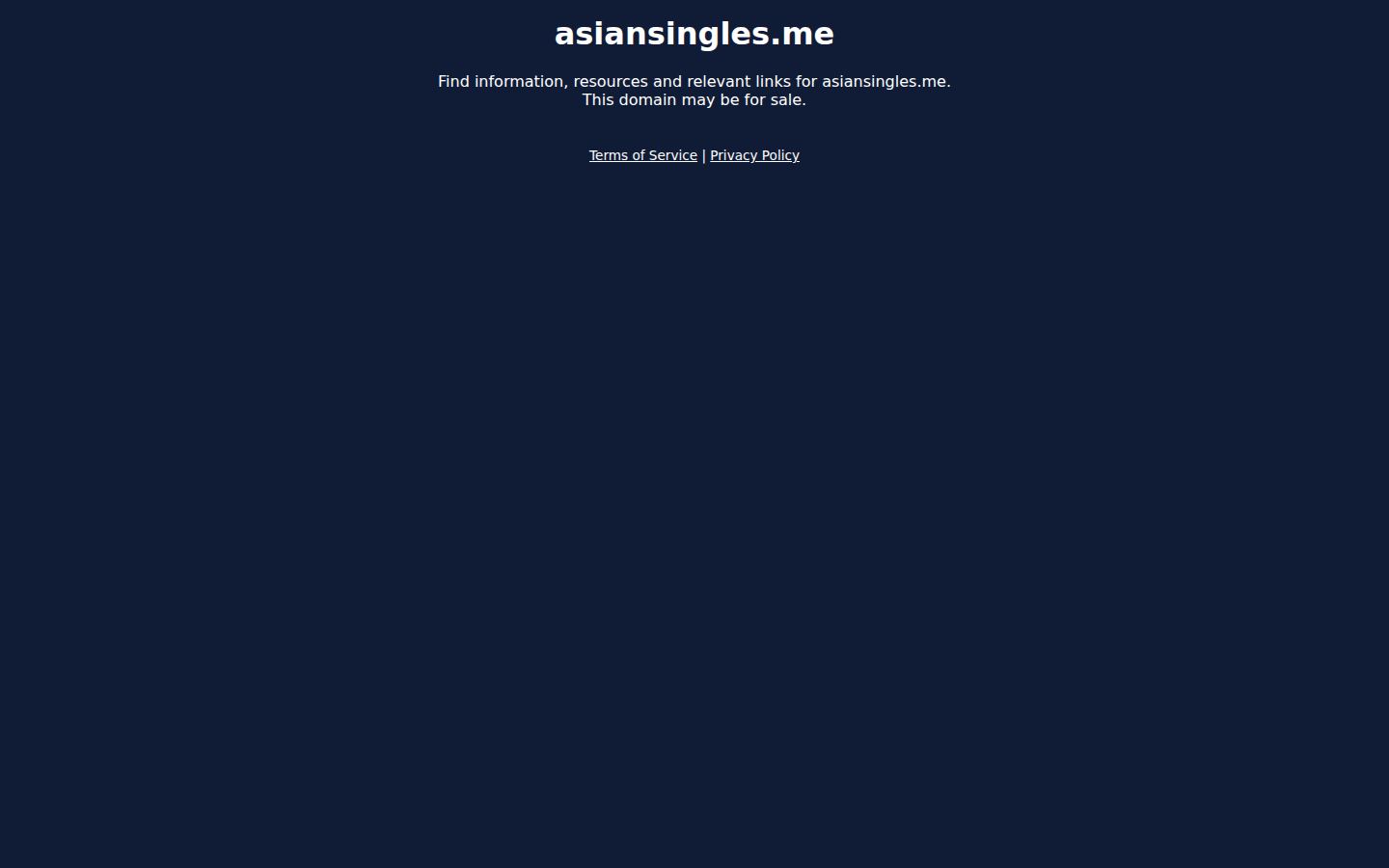 Asian Singles — PC homepage preview