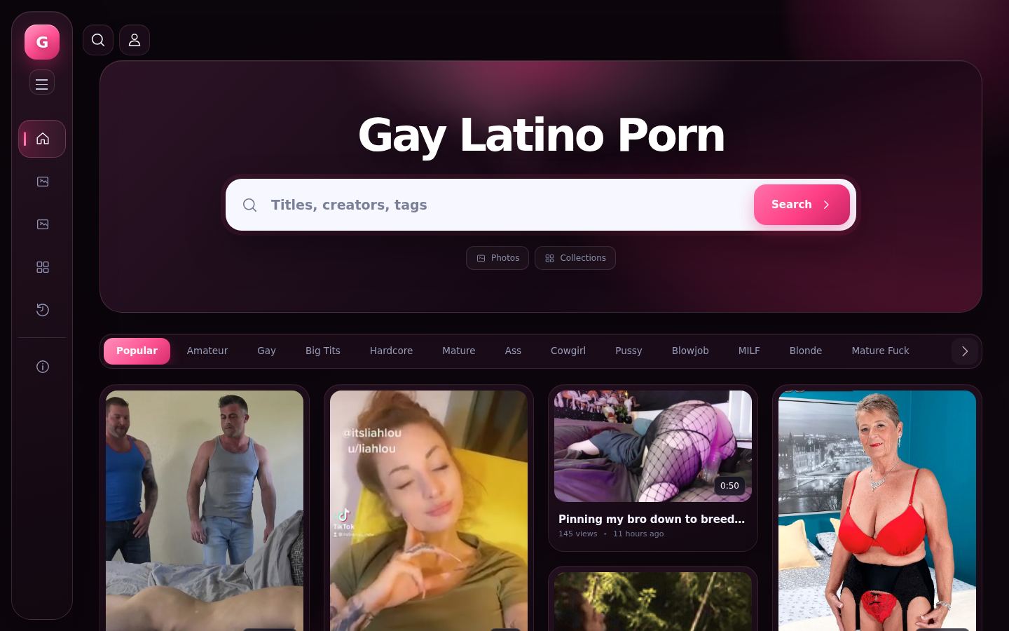 Gay Latino Porn — PC homepage preview