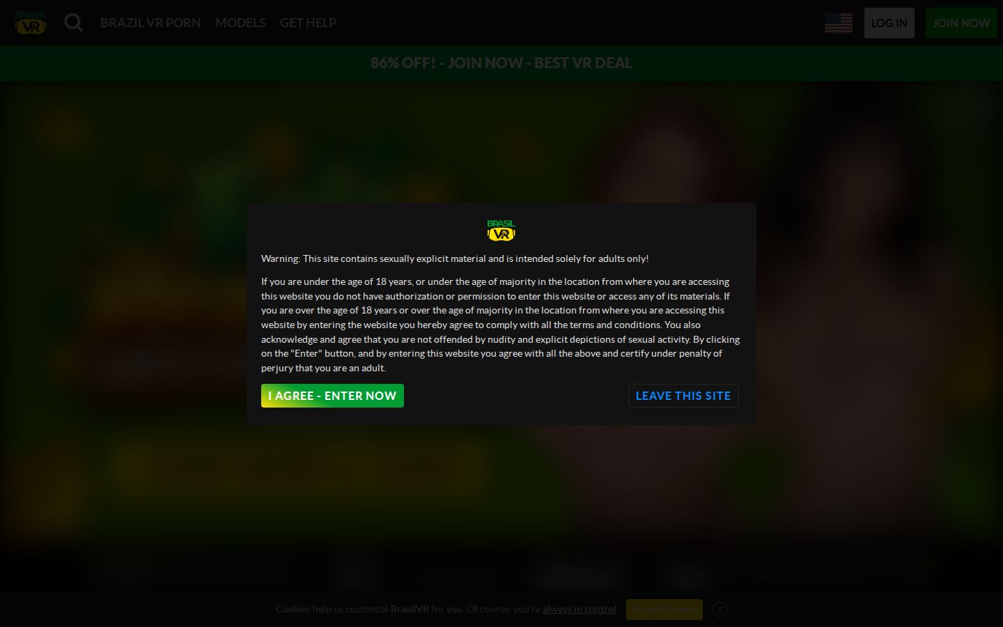 BrasilVR — PC homepage preview