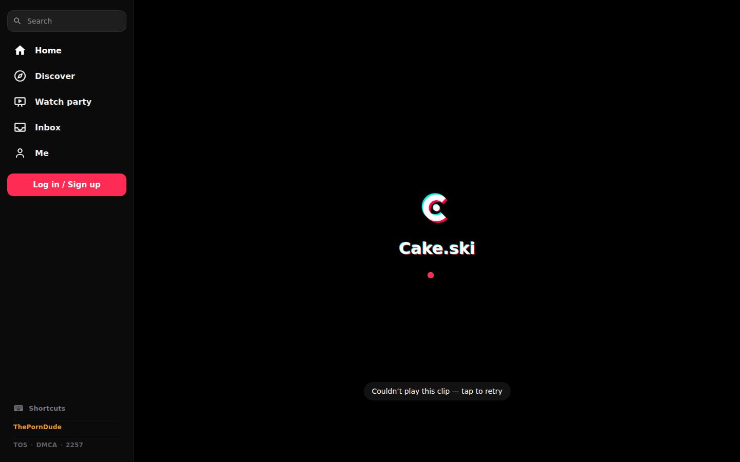 Cake.ski — PC homepage preview