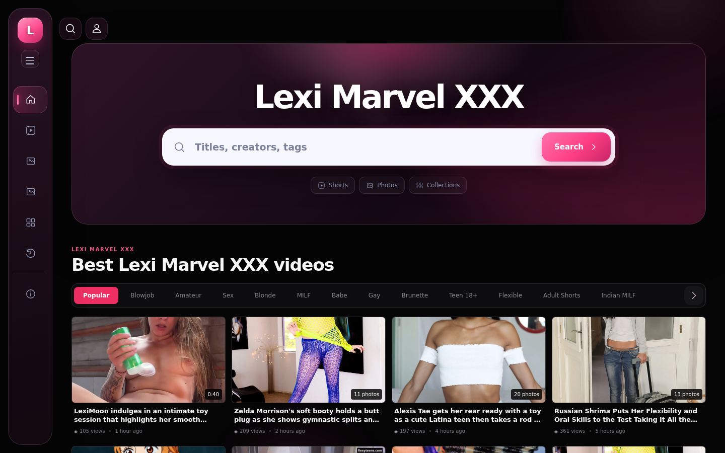 Lexi Marvel XXX — PC homepage preview