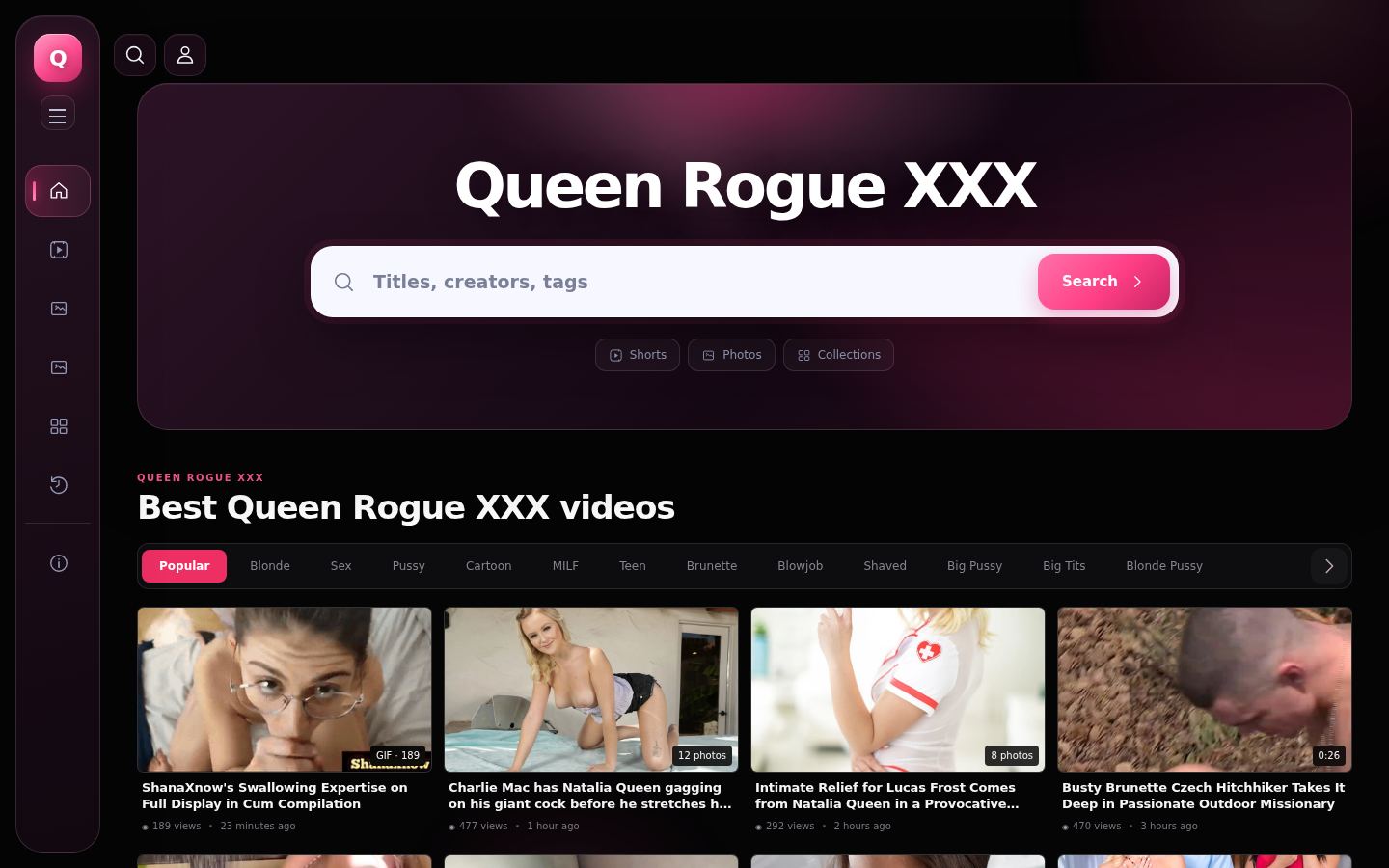 Queen Rogue XXX — PC homepage preview