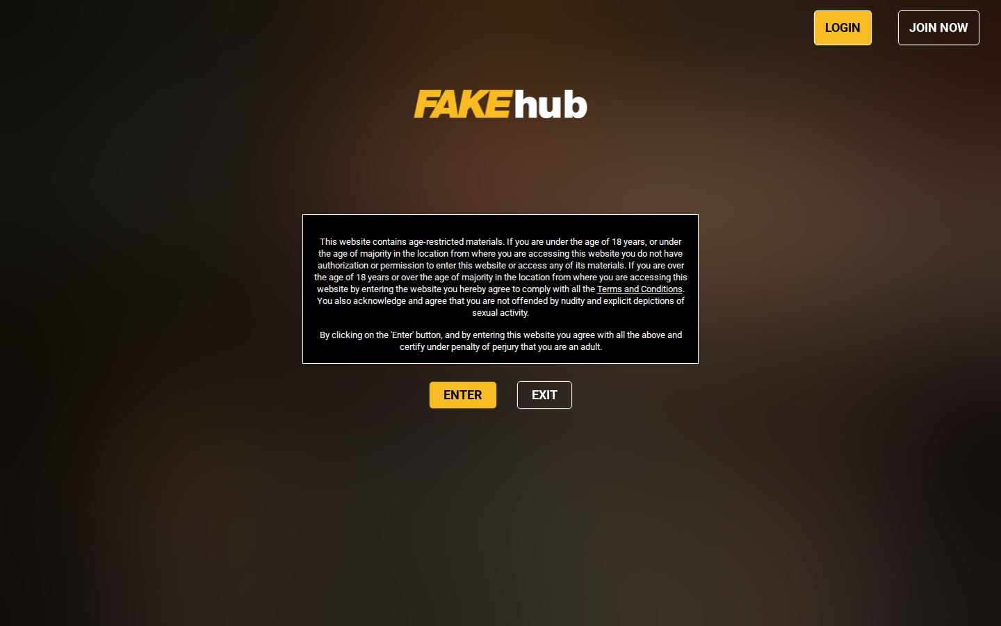 FakeHub — PC homepage preview