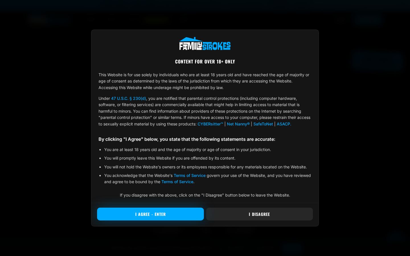 Family Strokes — PC homepage preview