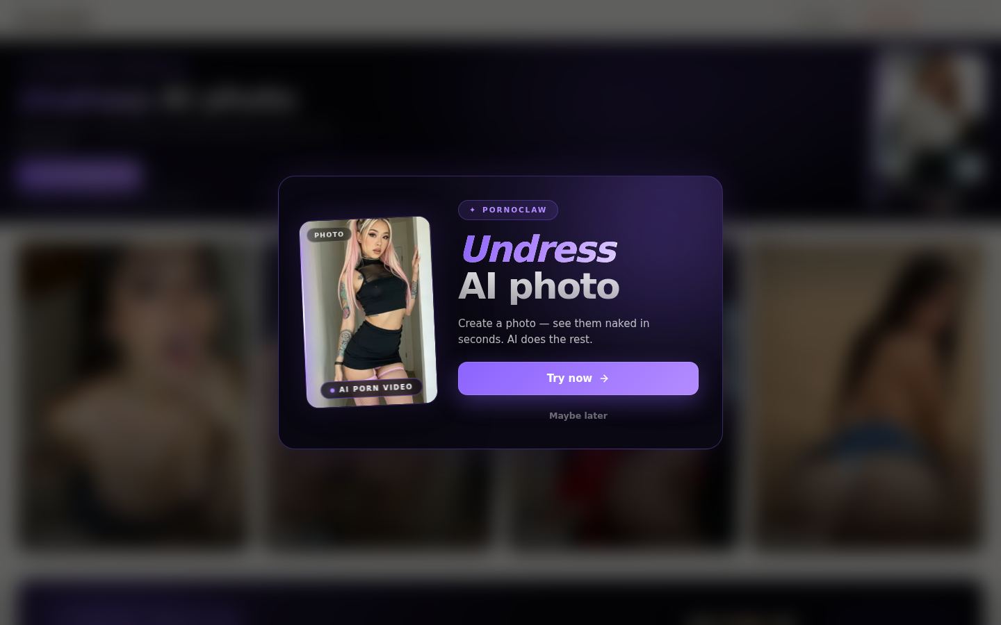 Fuckable — PC homepage preview