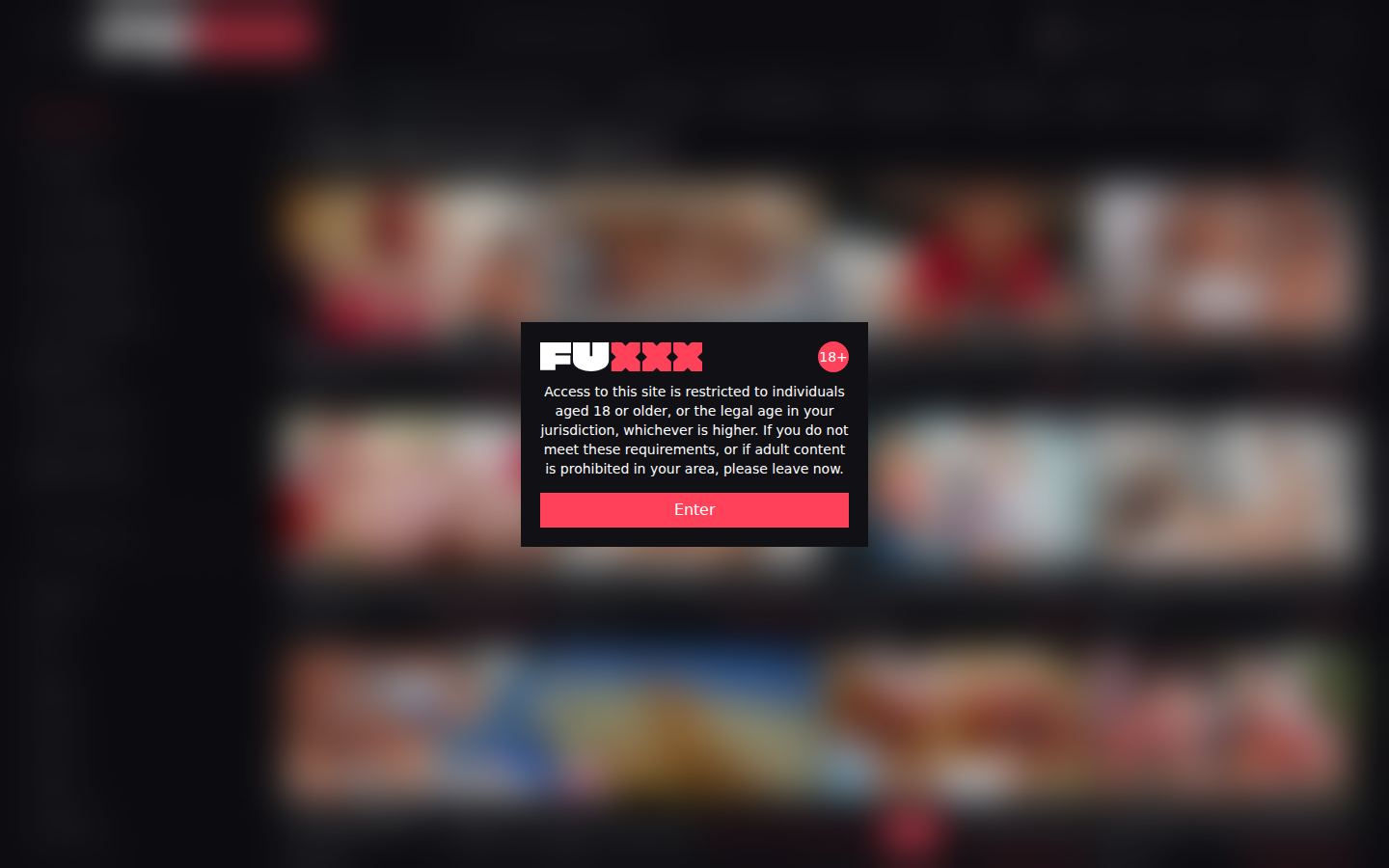 Fuxxx — PC homepage preview