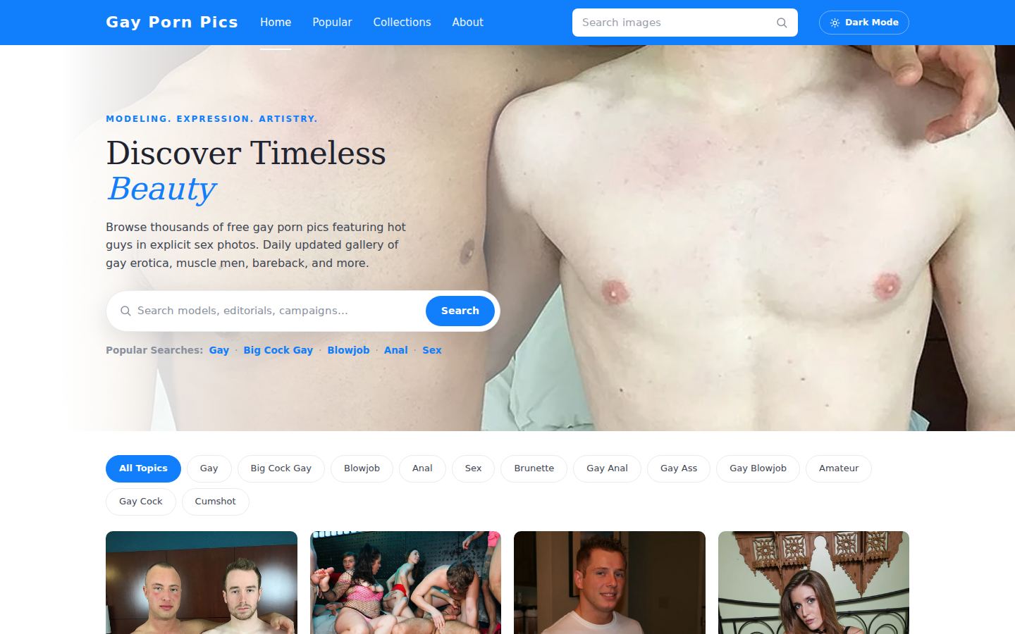 Gay Porn Pics — PC homepage preview