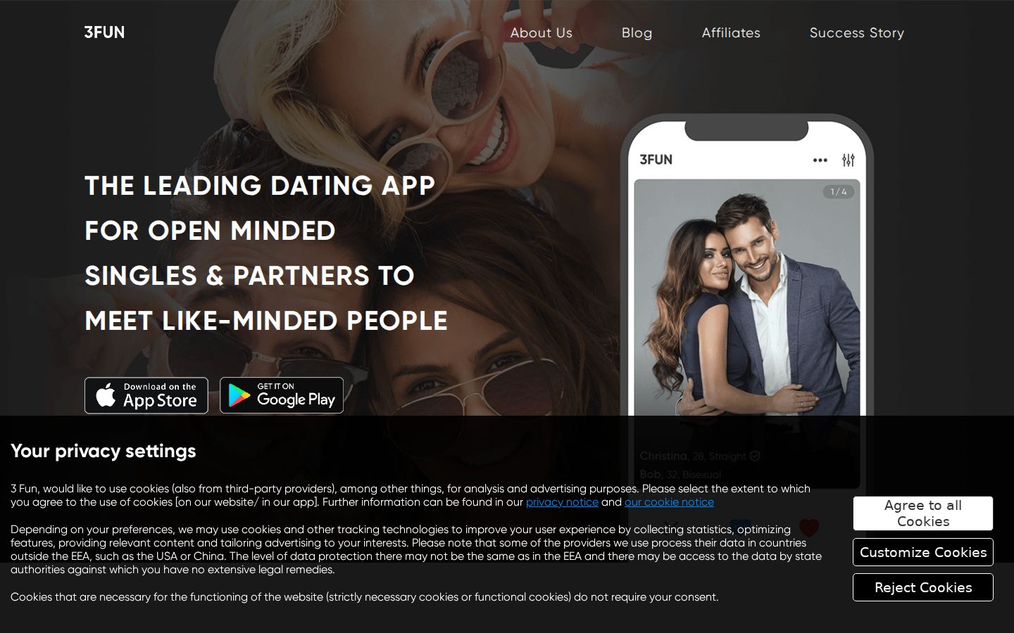 3Fun — PC homepage preview