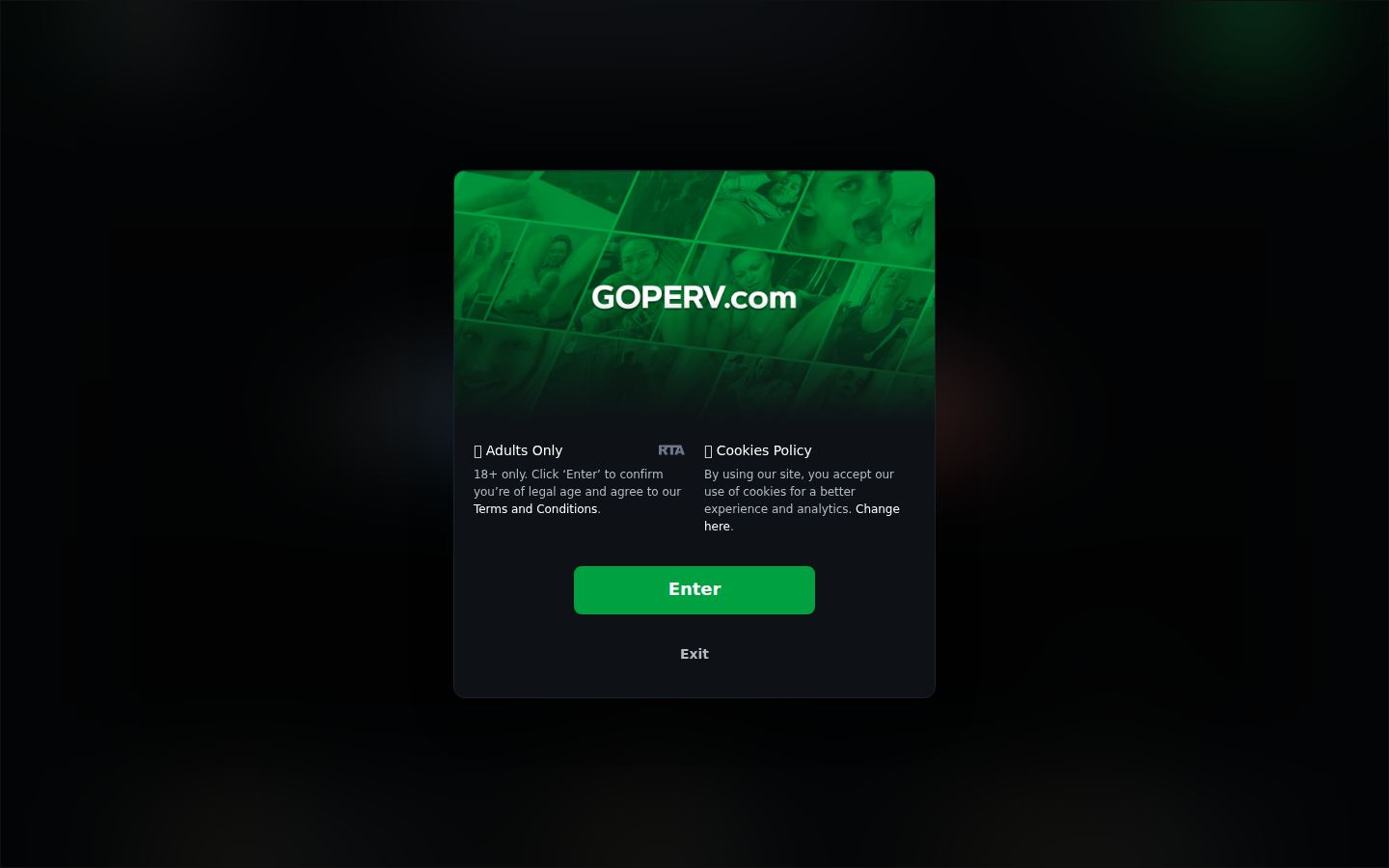 Go Perv — PC homepage preview