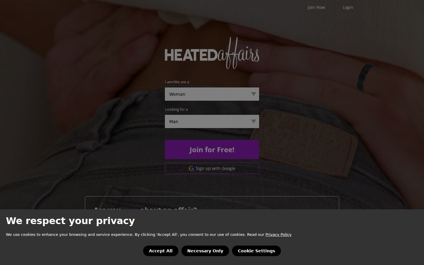 Heated Affairs — PC homepage preview
