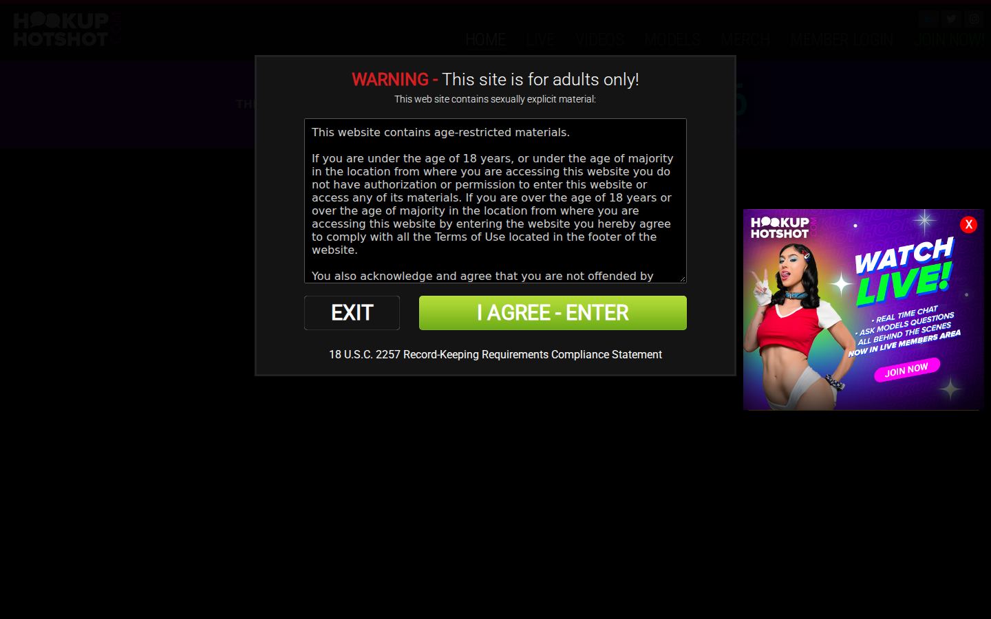 Hookup Hotshot — PC homepage preview