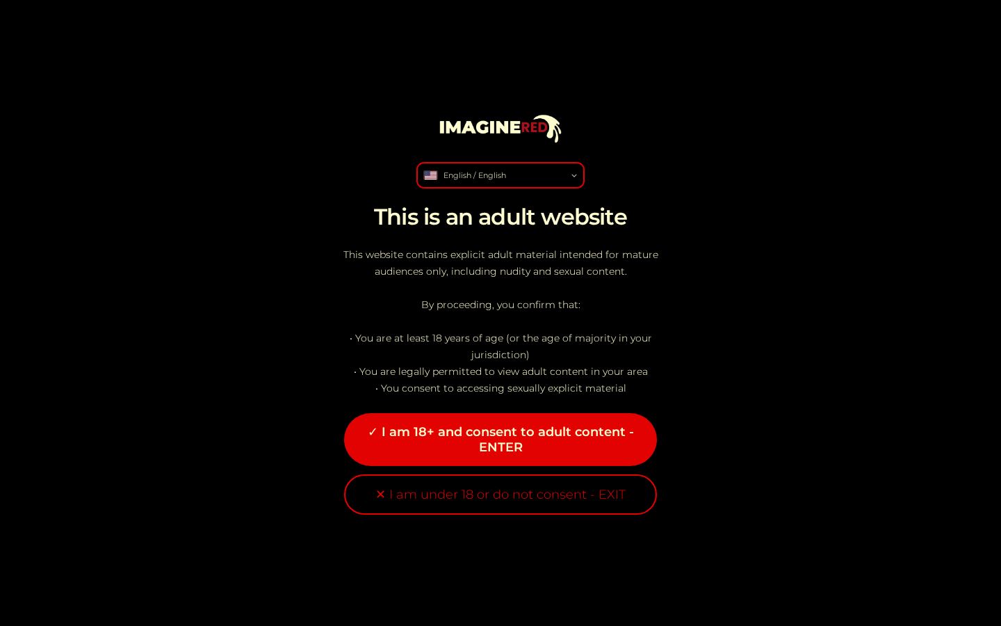 Imagine Red — PC homepage preview