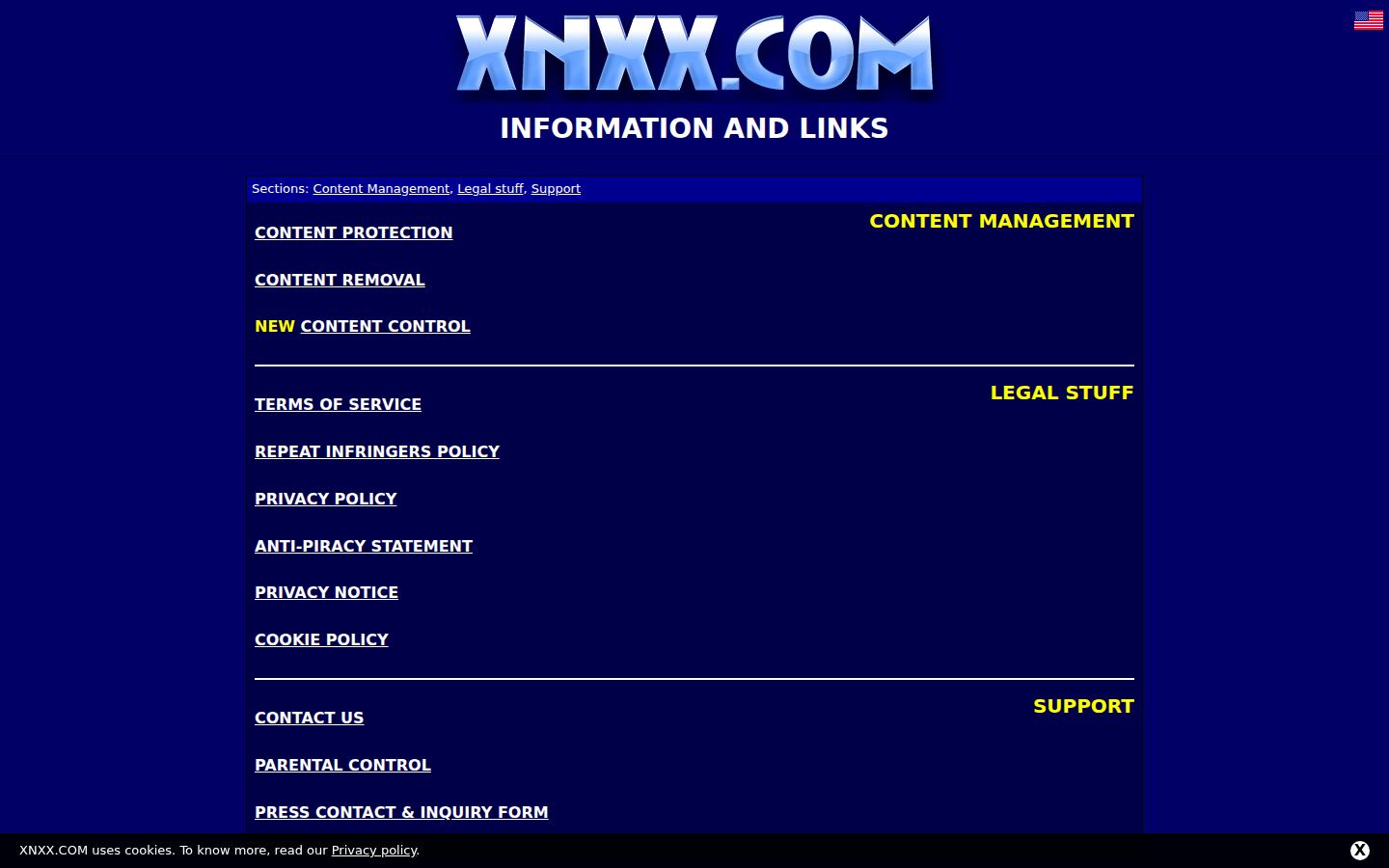Info — PC homepage preview