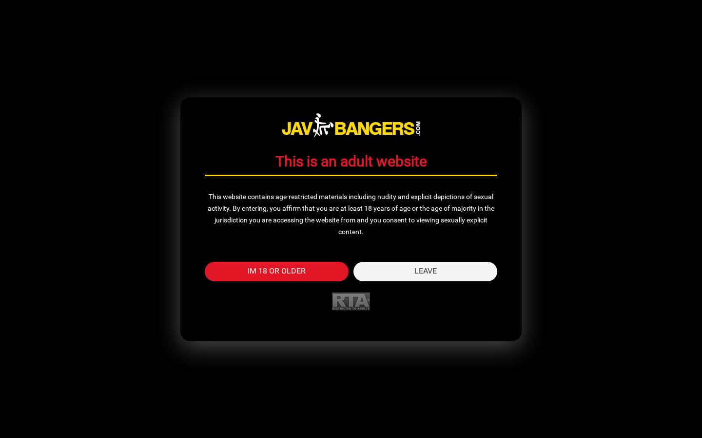 JavBangers — PC homepage preview