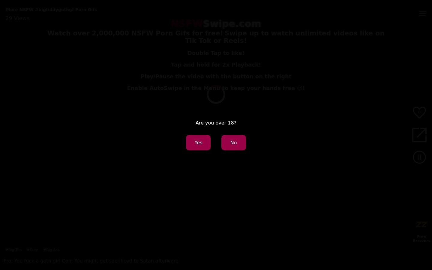 NSFWSwipe — PC homepage preview