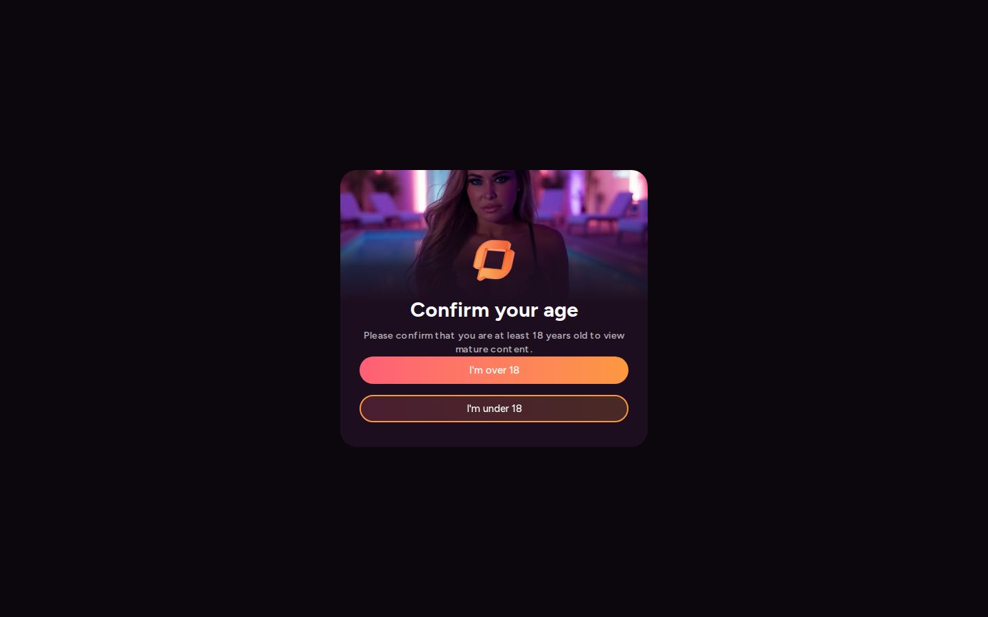 OhChat — PC homepage preview
