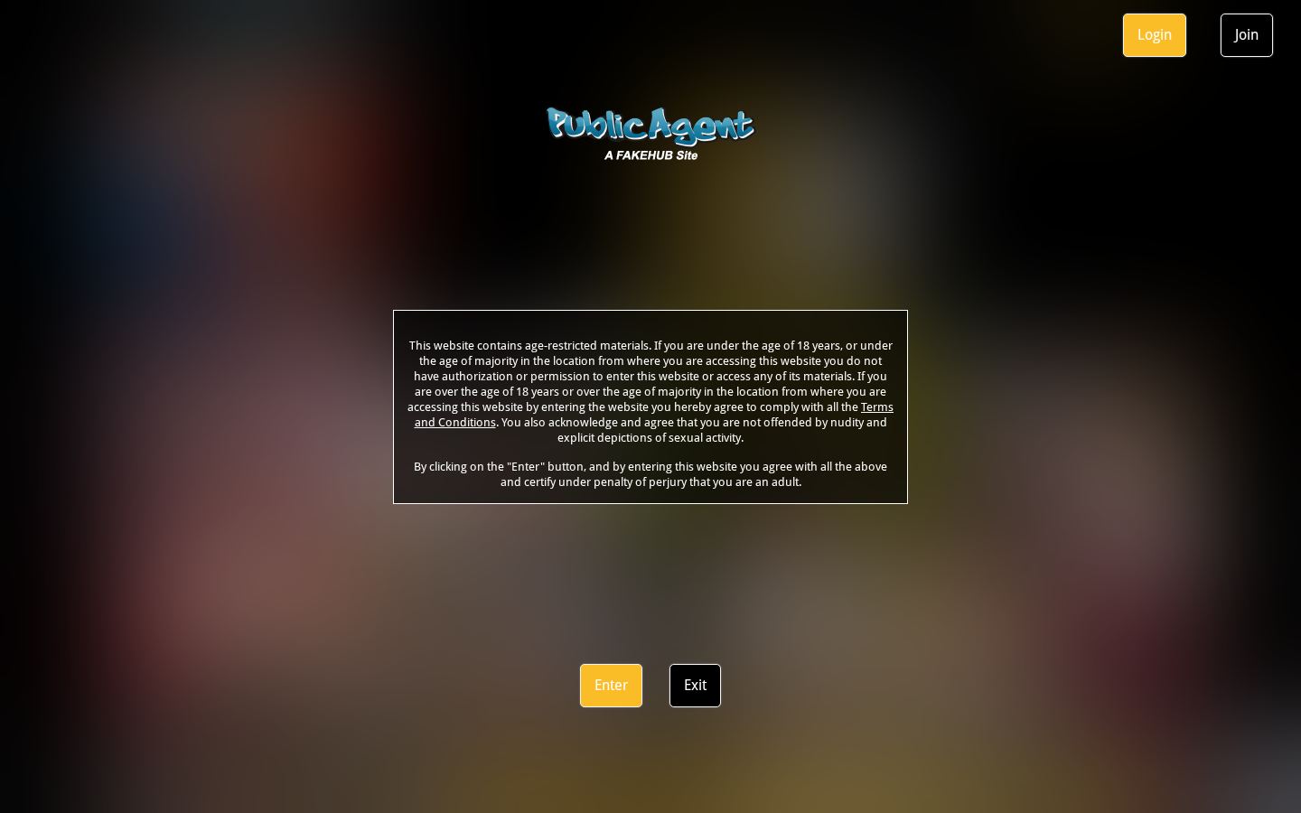 Public Agent — PC homepage preview