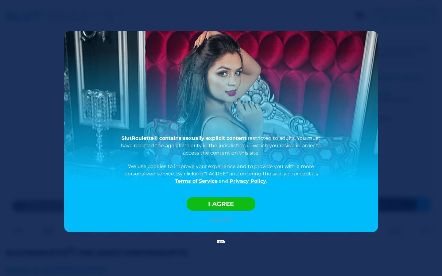 SlutRoulette — PC homepage preview
