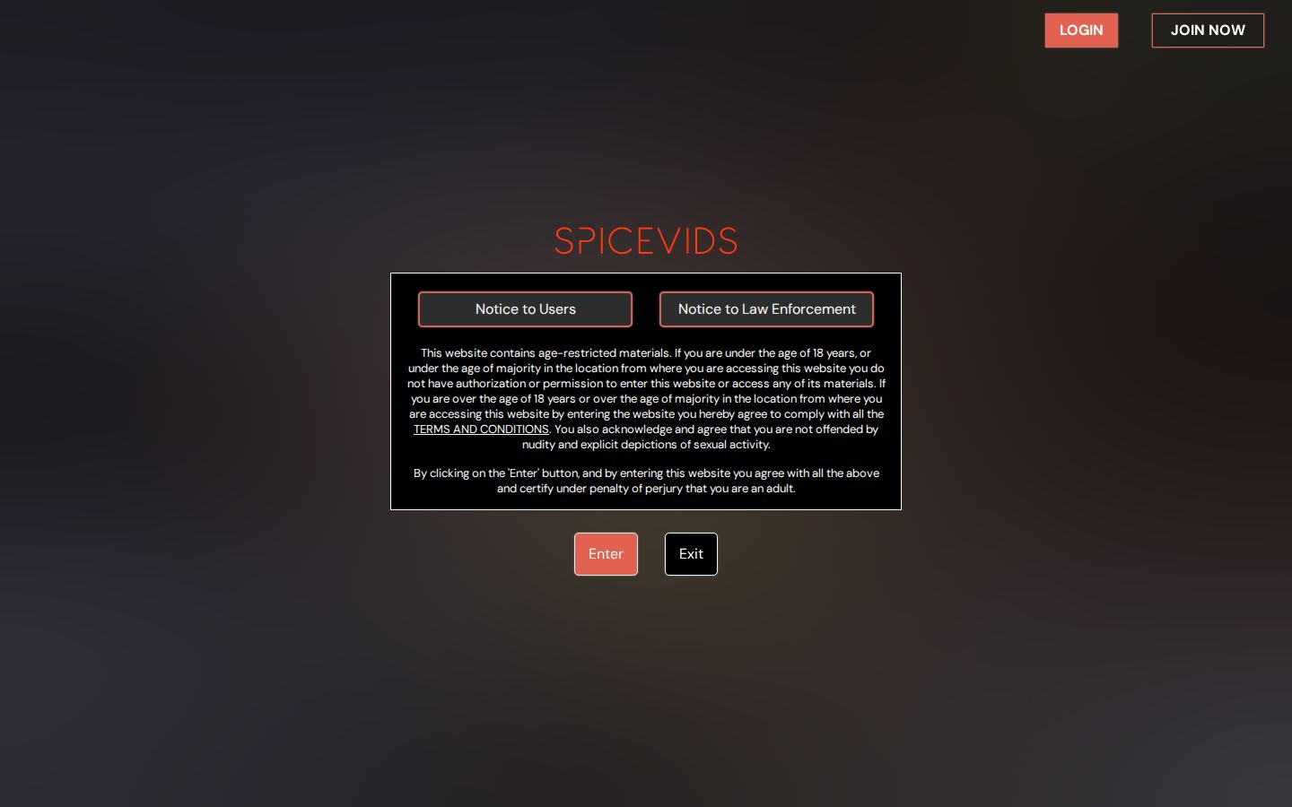 Spicevids — PC homepage preview