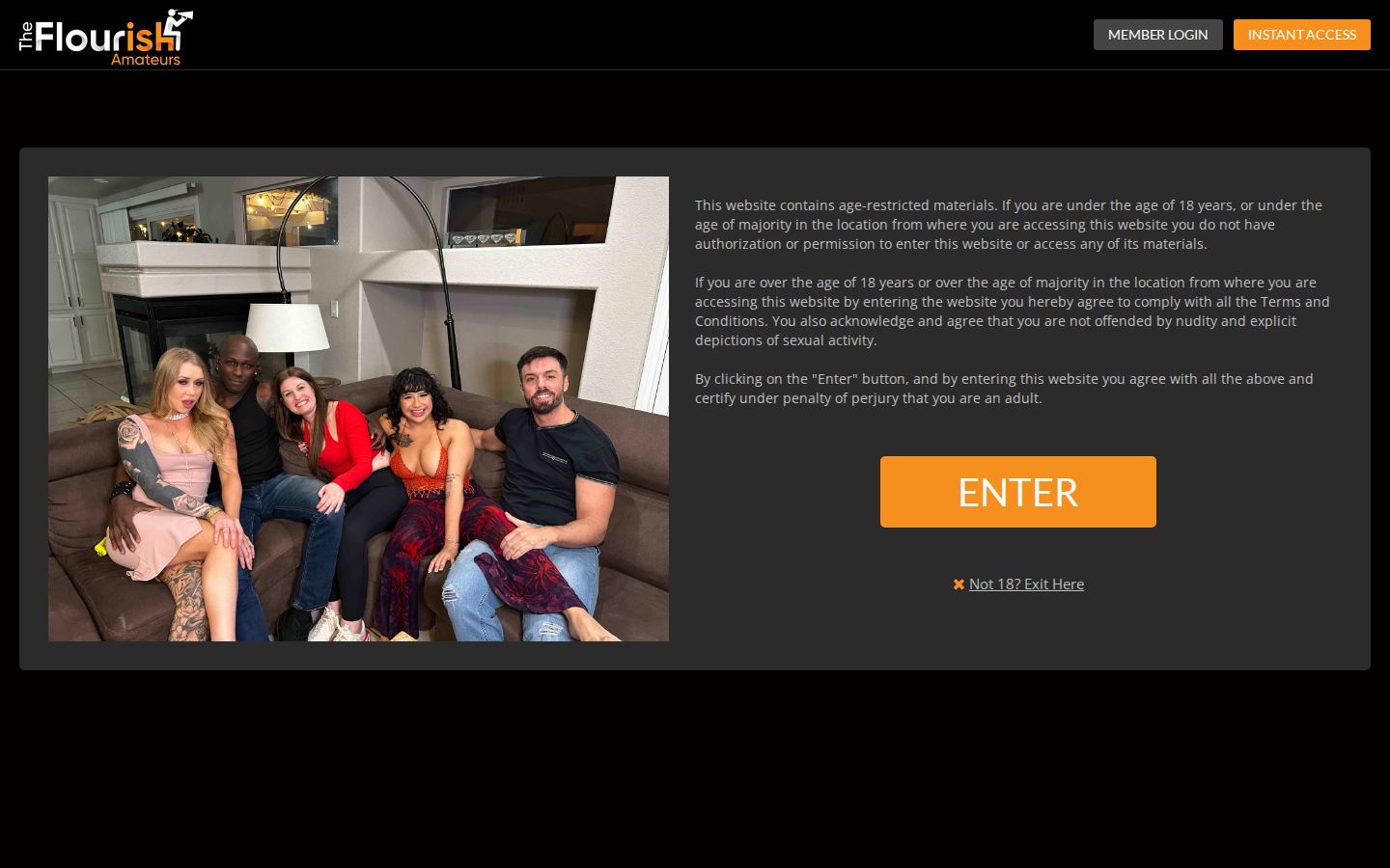 The Flourish Amateurs — PC homepage preview