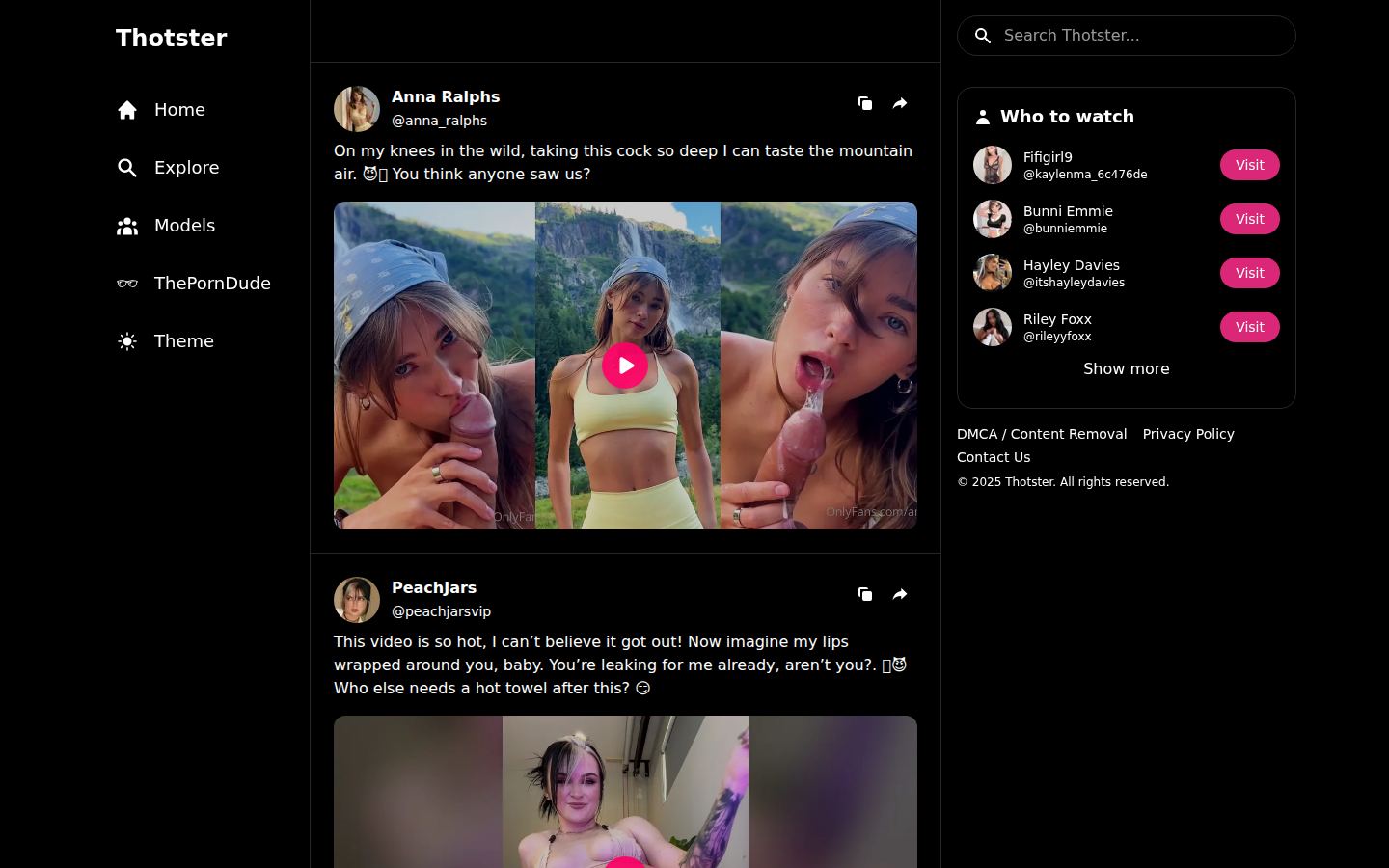 Thotster — PC homepage preview