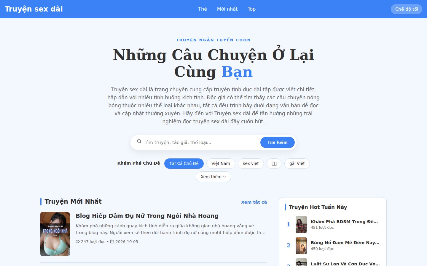 Truyện sex dài — PC homepage preview