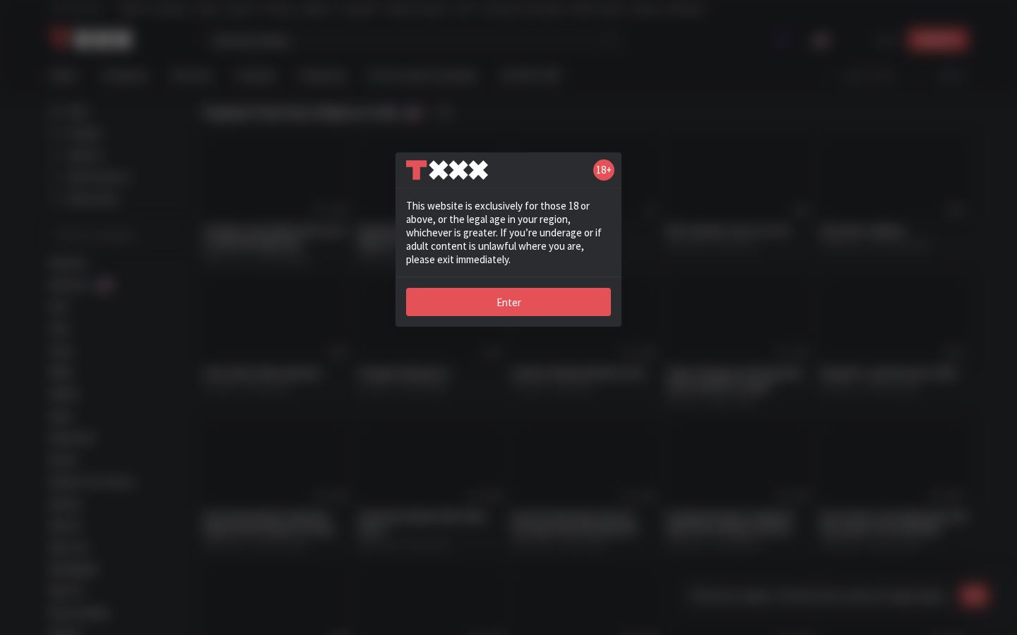 TXXX — PC homepage preview