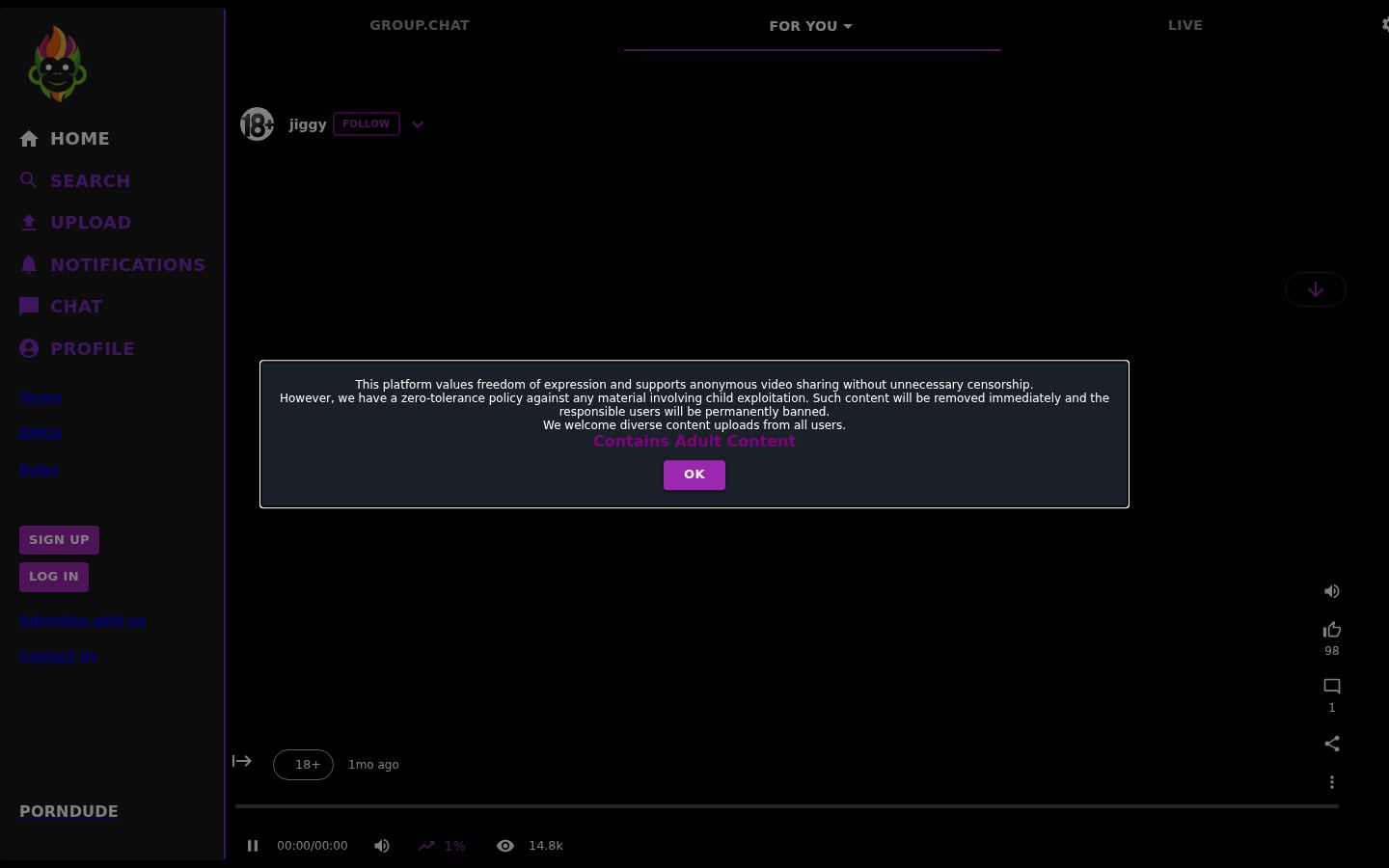 Viraly — PC homepage preview