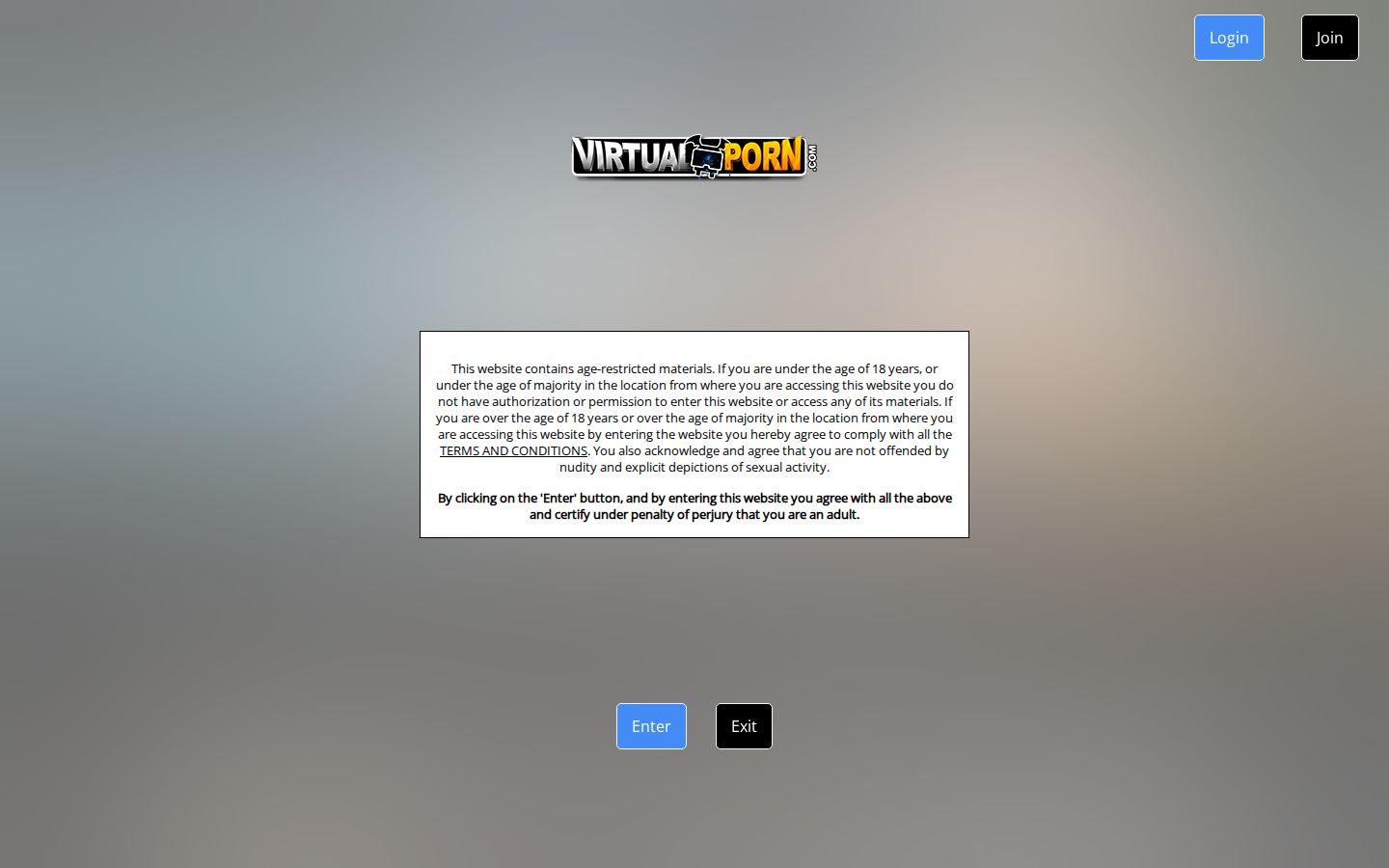 Virtual Porn — PC homepage preview