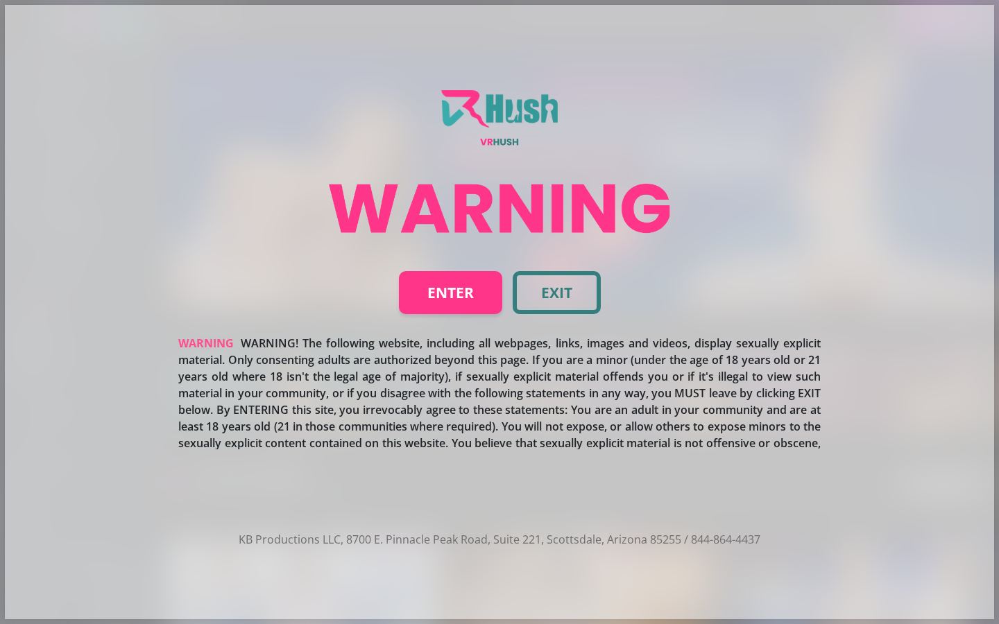 VRHush — PC homepage preview