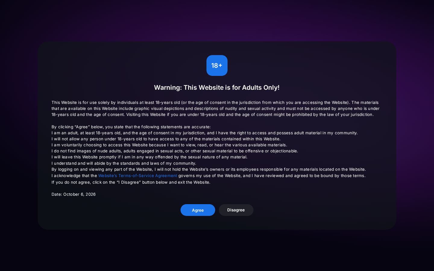 VRPorn — PC homepage preview