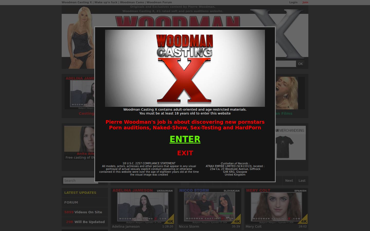 Woodman Casting X — PC homepage preview