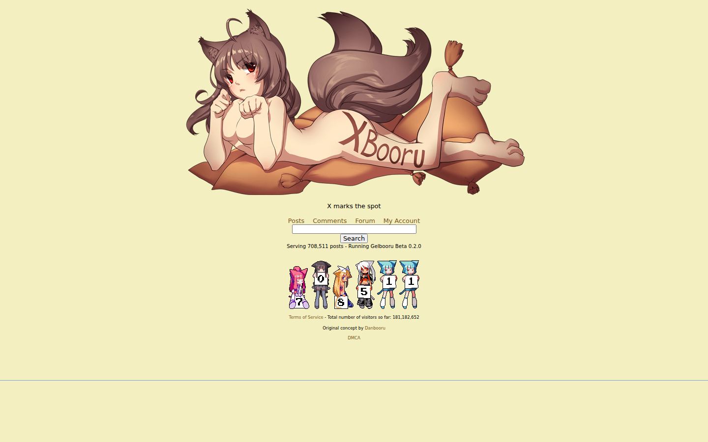 Xbooru — PC homepage preview