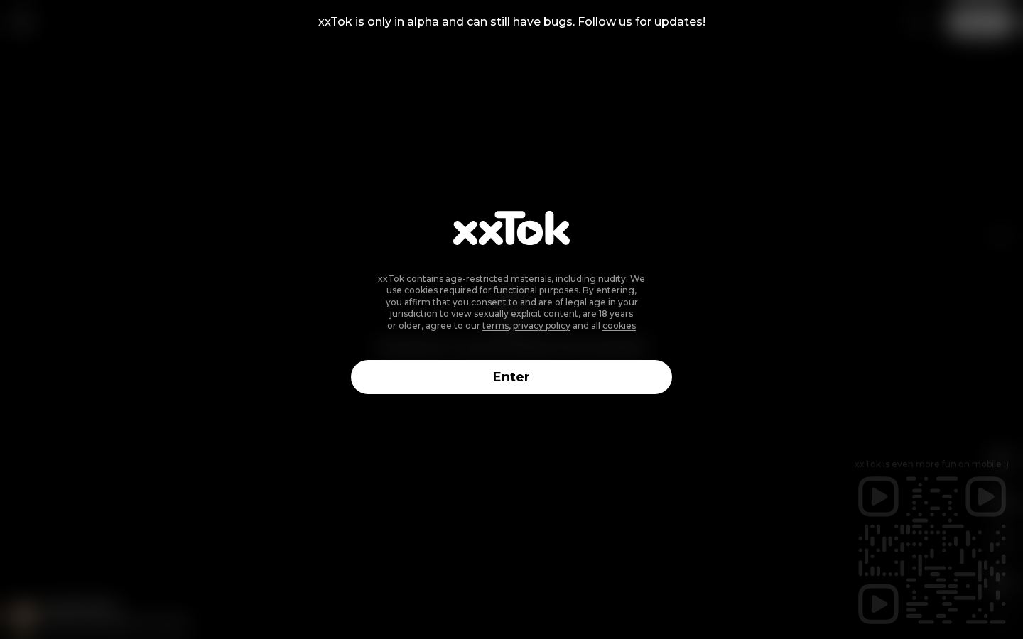 xxTok — PC homepage preview