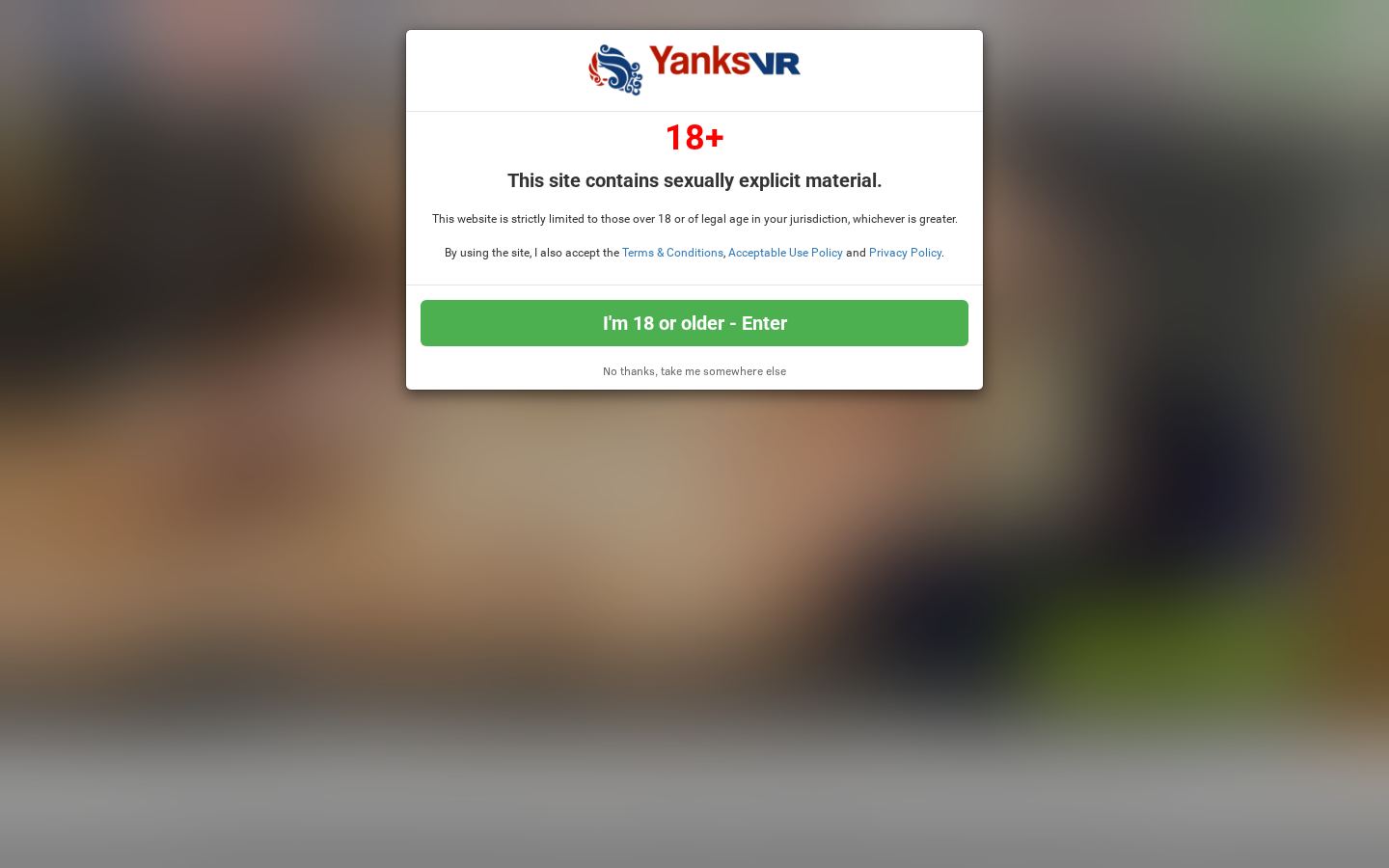 Yanks VR — PC homepage preview